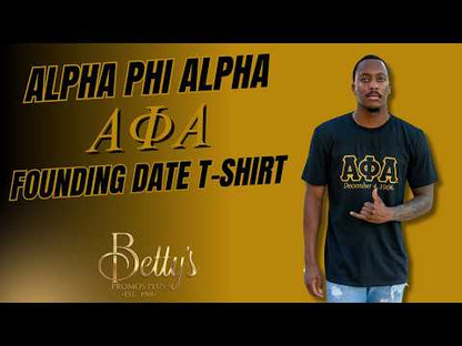 Alpha Phi Alpha ΑΦΑ Founding Date Screen Printed T-Shirt