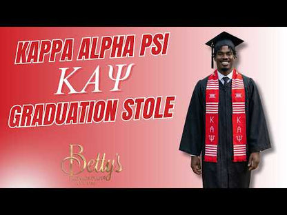 Kappa Alpha Psi ΚΑΨ Greek Letters Kente Cloth Graduation Stole