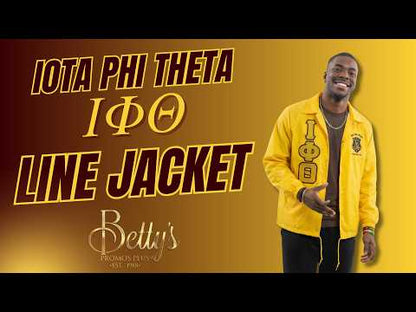 Iota Phi Theta ΙΦΘ Double-Stitched Embroidered Windbreaker Line Jacket