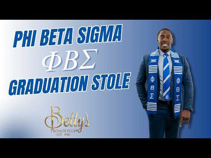 Phi Beta Sigma ΦΒΣ Greek Letters Kente Cloth Graduation Stole