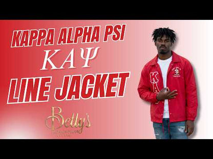 Kappa Alpha Psi ΚΑΨ Double-Stitched Embroidered Windbreaker Line Jacket