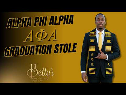 Alpha Phi Alpha ΑΦΑ Greek Letters Kente Cloth Graduation Stole