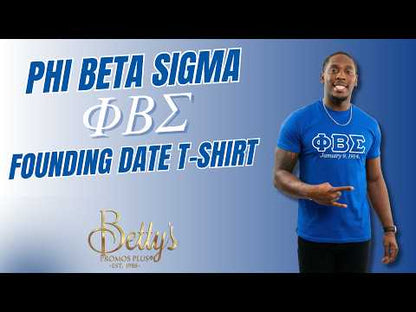 Phi Beta Sigma ΦΒΣ Founding Date Screen Printed T-Shirt