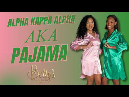 Alpha Kappa Alpha AKA Nightshirt Pajama Night Shirt Gown