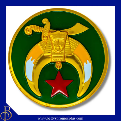 Shriner Car Emblem Auto Bumper Decal-Masonic Paraphernalia-Masonic Auto Decal-Betty's Promos Plus
