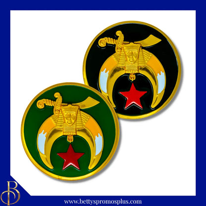 Shriner Car Emblem Auto Bumper Decal-Masonic Paraphernalia-Masonic Auto Decal-Betty's Promos Plus