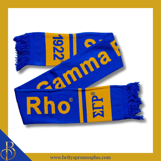 Sigma Gamma Rho ΣΓΡ 1922 Sorority Knit Scarf-Blue-Sigma Gamma Rho Paraphernalia-Sigma Gamma Rho Scarf-Betty's Promos Plus