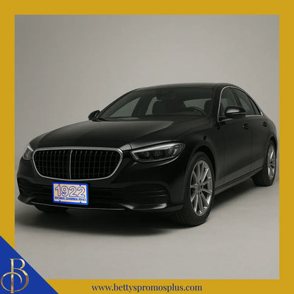 Sigma Gamma Rho ΣΓΡ 1922 with Sigma Gamma Rho Laser Engraved Mirrored Acrylic Auto Tag License Plate-Sigma Gamma Rho Paraphernalia-Sigma Gamma Rho Auto Tag-Betty's Promos Plus