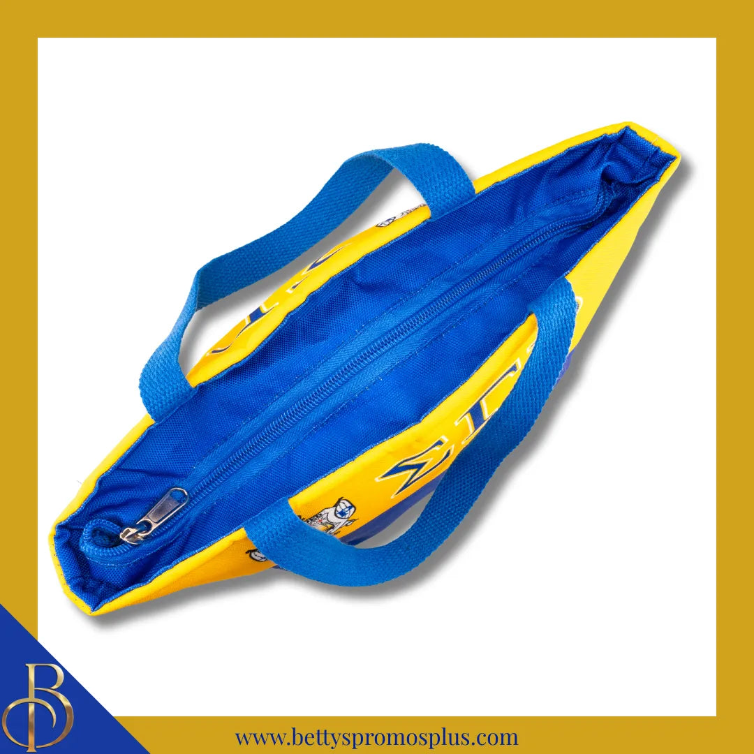 Sigma Gamma Rho ΣΓΡ 2-Tone Insulated Lunch Bag with Handle-Sigma Gamma Rho Paraphernalia-Sigma Gamma Rho Lunch Bags-Betty's Promos Plus