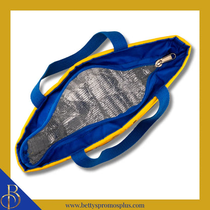 Sigma Gamma Rho ΣΓΡ 2-Tone Insulated Lunch Bag with Handle-Sigma Gamma Rho Paraphernalia-Sigma Gamma Rho Lunch Bags-Betty's Promos Plus