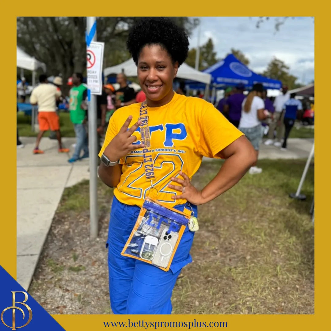 Sigma Gamma Rho ΣΓΡ 22 Screen Printed T-Shirt-Sigma Gamma Rho Paraphernalia-Sigma Gamma Rho T-Shirts-Betty's Promos Plus