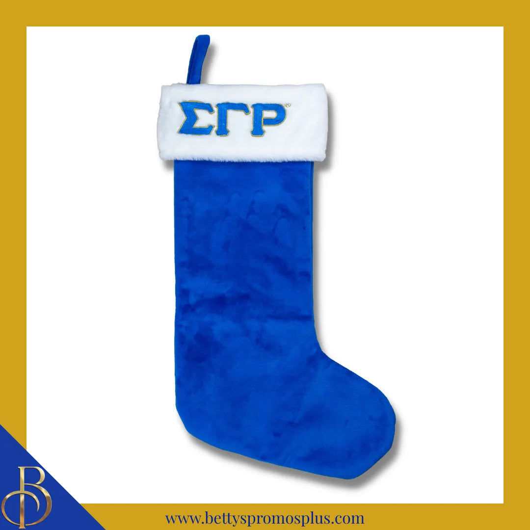 Sigma Gamma Rho ΣΓΡ Christmas Stocking-Sigma Gamma Rho Paraphernalia-Sigma Gamma Rho Christmas Stocking-Betty's Promos Plus