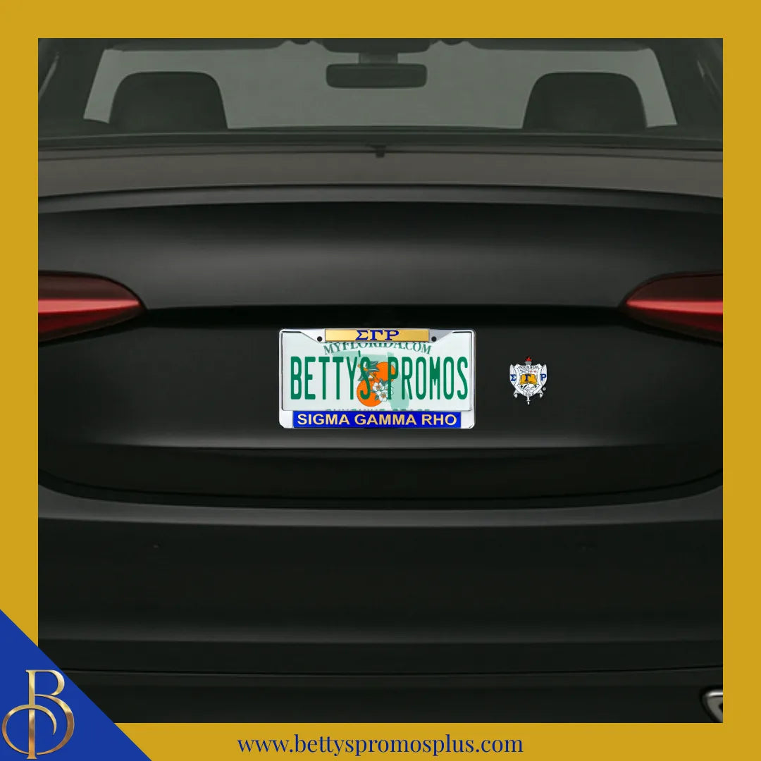 Sigma Gamma Rho ΣΓΡ Die Cut Auto Decal-Sigma Gamma Rho Paraphernalia-Sigma Gamma Rho Auto Decal-Betty's Promos Plus