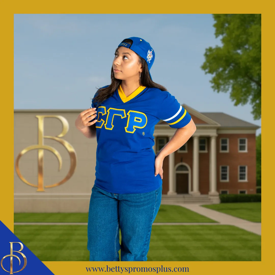 Sigma Gamma Rho ΣΓΡ Embroidered Shield Baseball Cap-Sigma Gamma Rho Paraphernalia-Sigma Gamma Rho Hats-Betty's Promos Plus