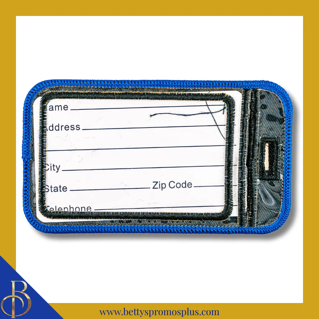 Sigma Gamma Rho ΣΓΡ Founded 1922 Embroidered Luggage Tag-Sigma Gamma Rho Paraphernalia-Sigma Gamma Rho Luggage Tag-Betty's Promos Plus