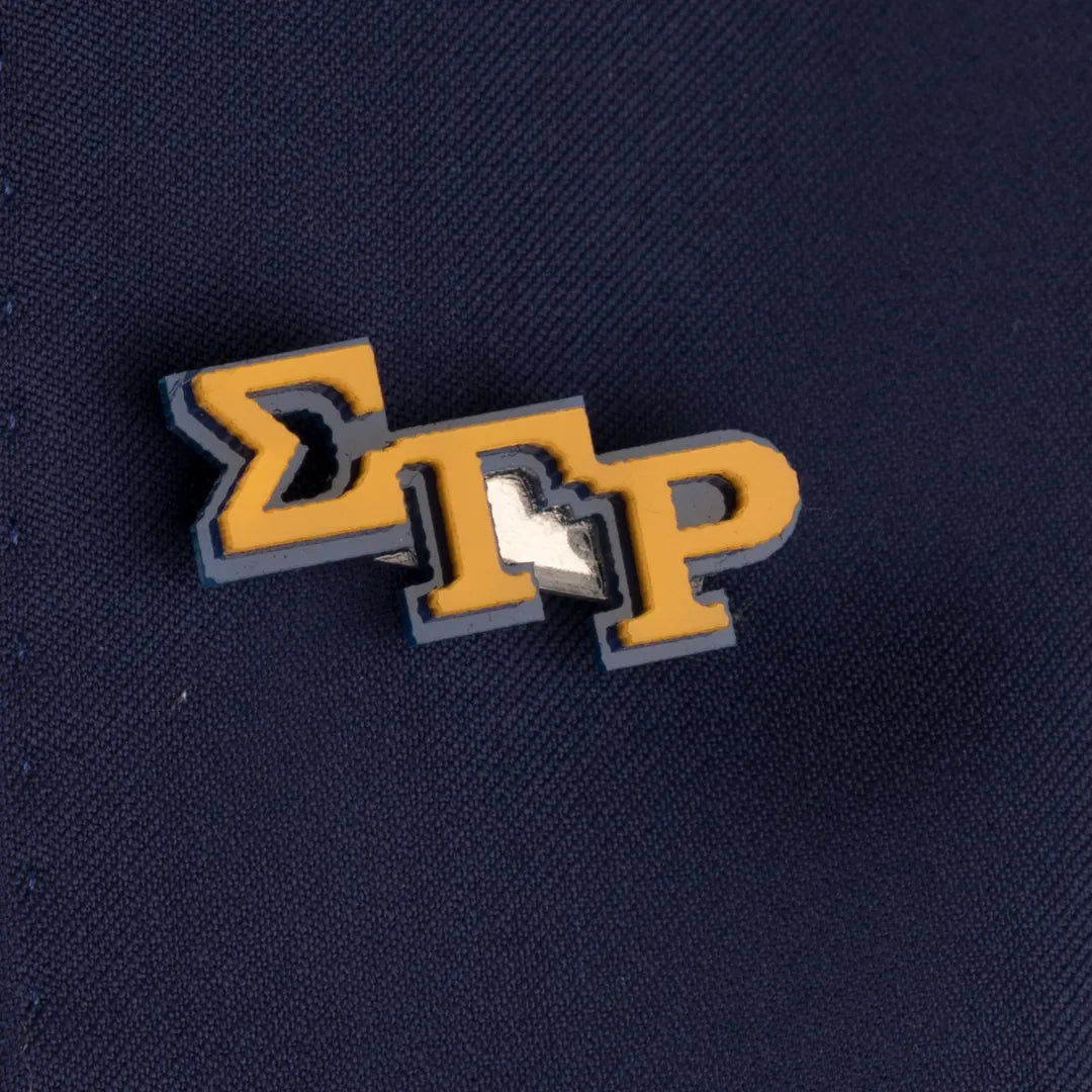 Sigma Gamma Rho ΣΓΡ Greek Letters Acrylic Lapel Pin-Sigma Gamma Rho Paraphernalia-Sigma Gamma Rho Lapel Pin-Betty's Promos Plus