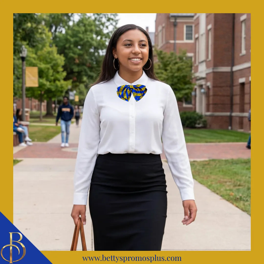 Sigma Gamma Rho ΣΓΡ Greek Letters Floppy Bowtie-Sigma Gamma Rho Paraphernalia-Sigma Gamma Rho Bow Tie-Betty's Promos Plus