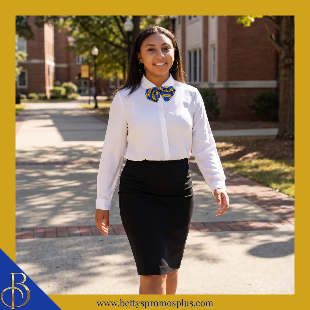 Sigma Gamma Rho ΣΓΡ Greek Letters Floppy Bowtie-Sigma Gamma Rho Paraphernalia-Sigma Gamma Rho Bow Tie-Betty's Promos Plus