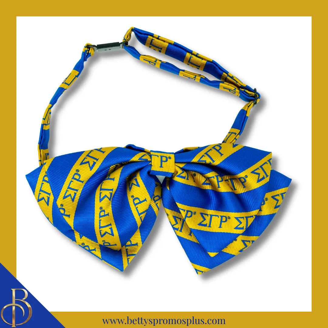 Sigma Gamma Rho ΣΓΡ Greek Letters Floppy Bowtie-Sigma Gamma Rho Paraphernalia-Sigma Gamma Rho Bow Tie-Betty's Promos Plus