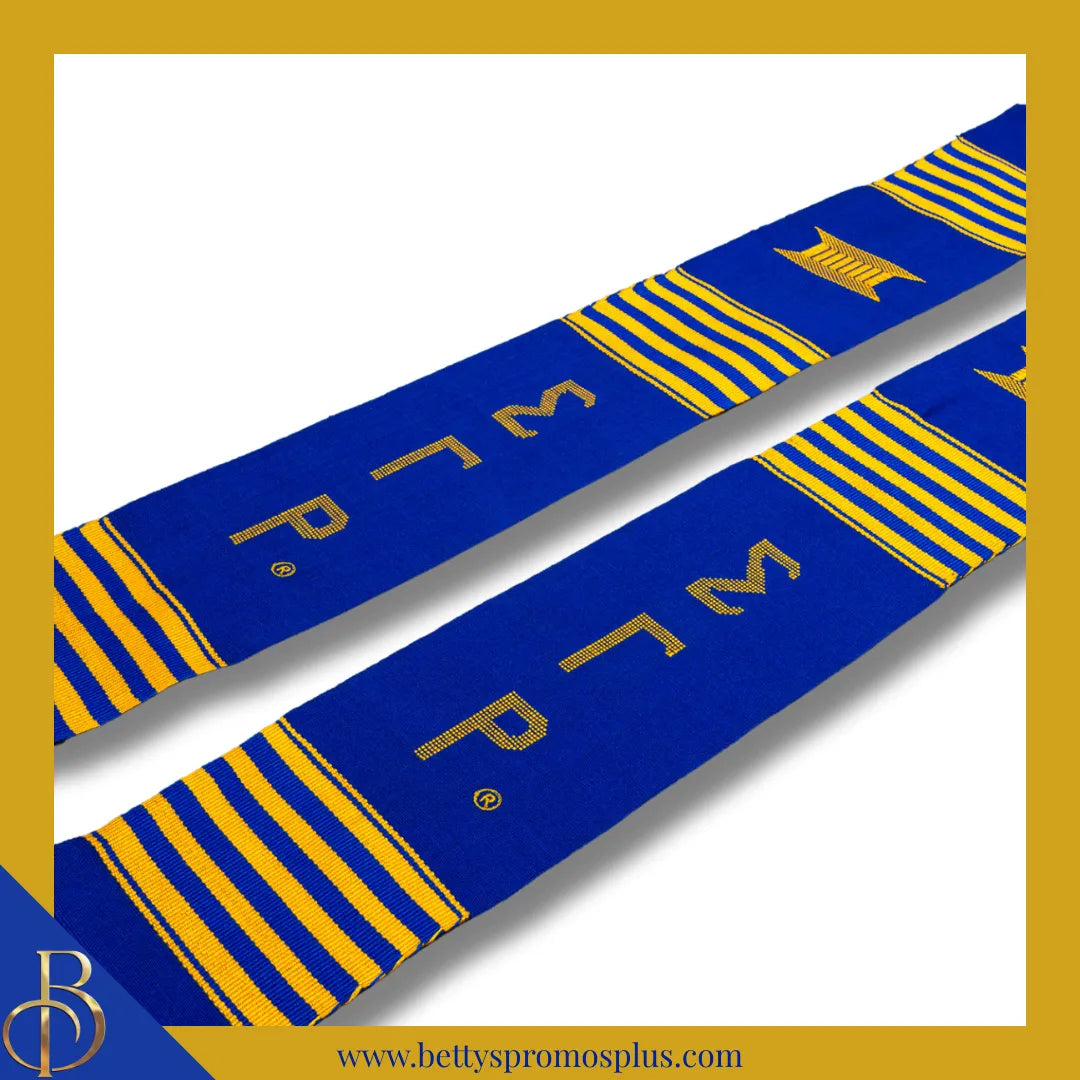 Sigma Gamma Rho ΣΓΡ Greek Letters Kente Cloth Graduation Stole-Sigma Gamma Rho Paraphernalia-Sigma Gamma Rho Graduation Stole-Betty's Promos Plus