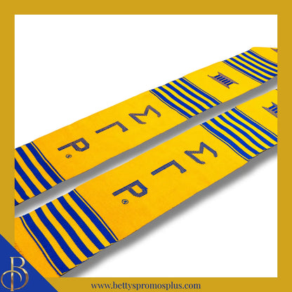 Sigma Gamma Rho ΣΓΡ Greek Letters Kente Cloth Graduation Stole-Sigma Gamma Rho Paraphernalia-Sigma Gamma Rho Graduation Stole-Betty's Promos Plus