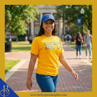 Sigma Gamma Rho ΣΓΡ Greek Letters Mesh Flex Fit Embroidered Hat-Sigma Gamma Rho Paraphernalia-Sigma Gamma Rho Hats-Betty's Promos Plus