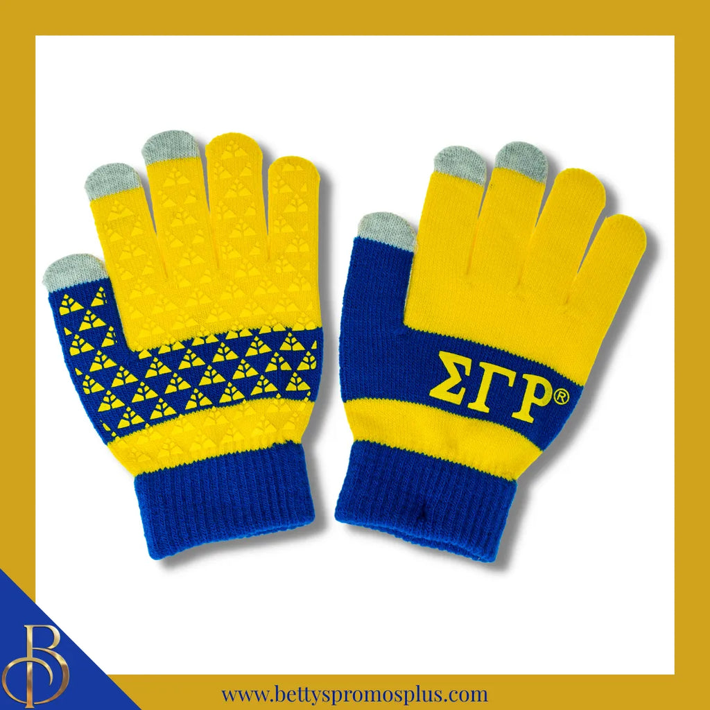 rho handschuhe Sigma Gamma Rho ΣΓΡ Knit Touch Screen Gloves – Betty's Promos Plus, LLC