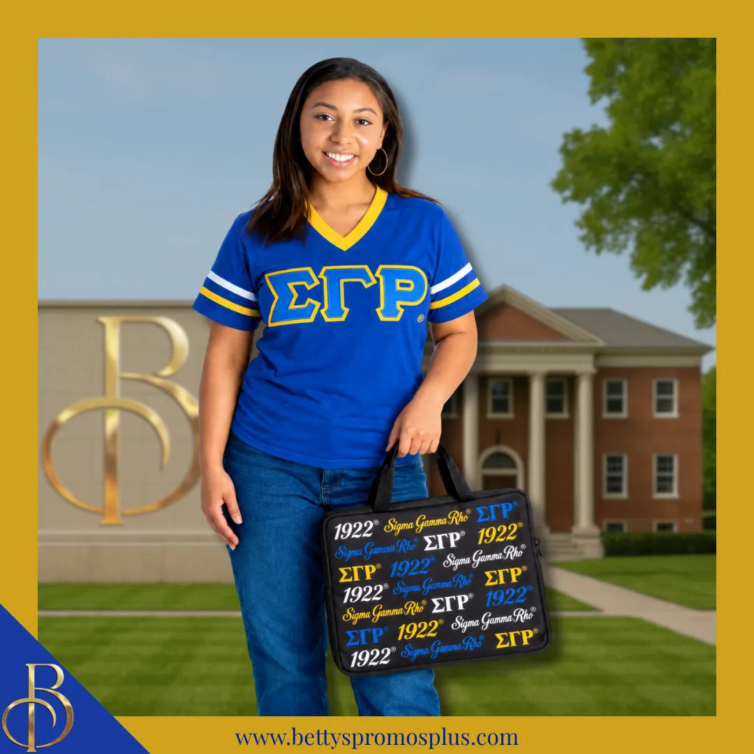 Sigma Gamma Rho ΣΓΡ Neoprene Laptop Sleeve-Sigma Gamma Rho Paraphernalia-Sigma Gamma Rho Bags/Purses-Betty's Promos Plus