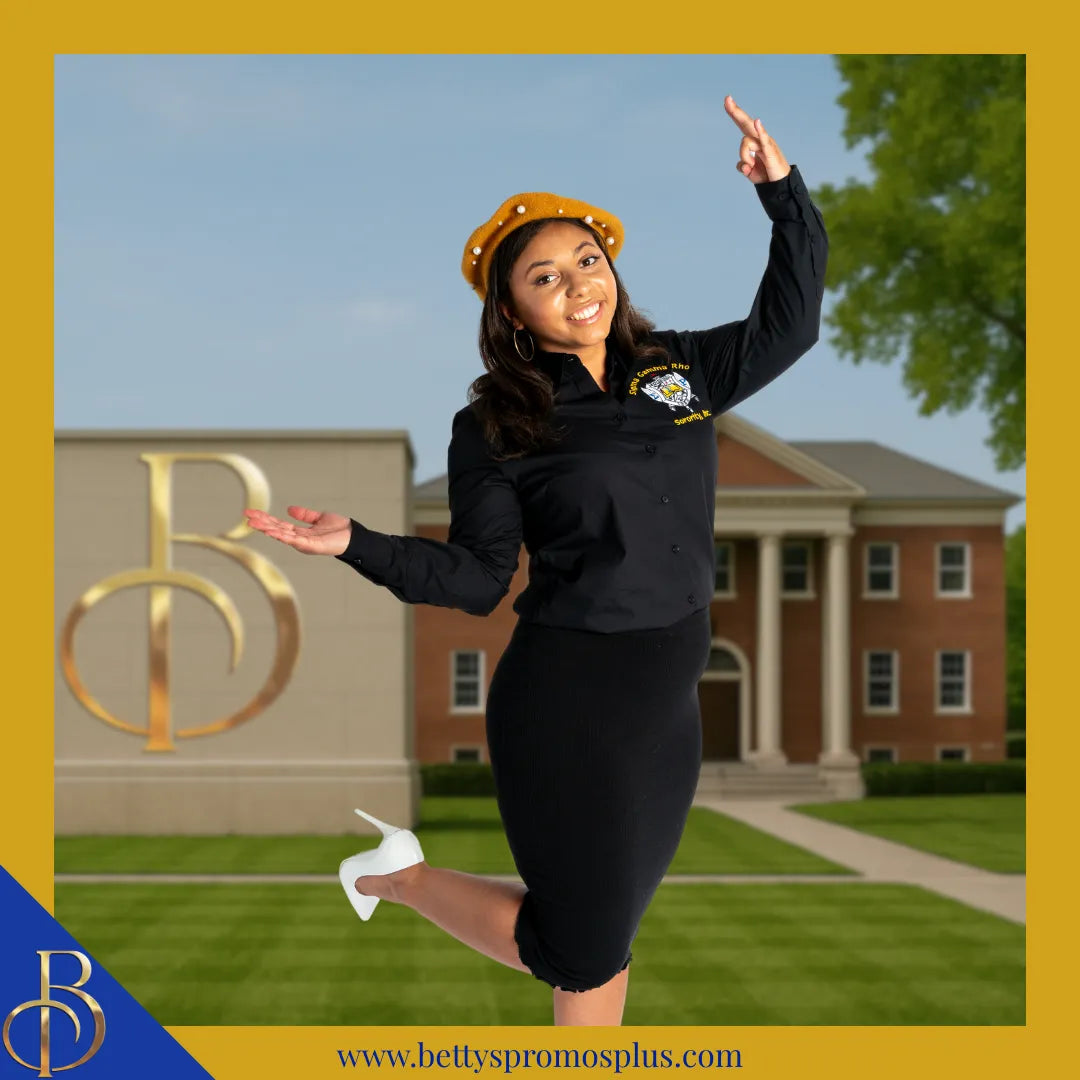 Sigma Gamma Rho ΣΓΡ Pearl Beret Wool Tam-Sigma Gamma Rho Paraphernalia-Sigma Gamma Rho Beret-Betty's Promos Plus