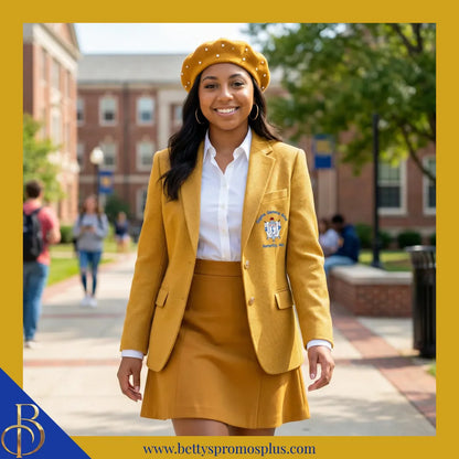 Sigma Gamma Rho ΣΓΡ Pearl Beret Wool Tam-Sigma Gamma Rho Paraphernalia-Sigma Gamma Rho Beret-Betty's Promos Plus