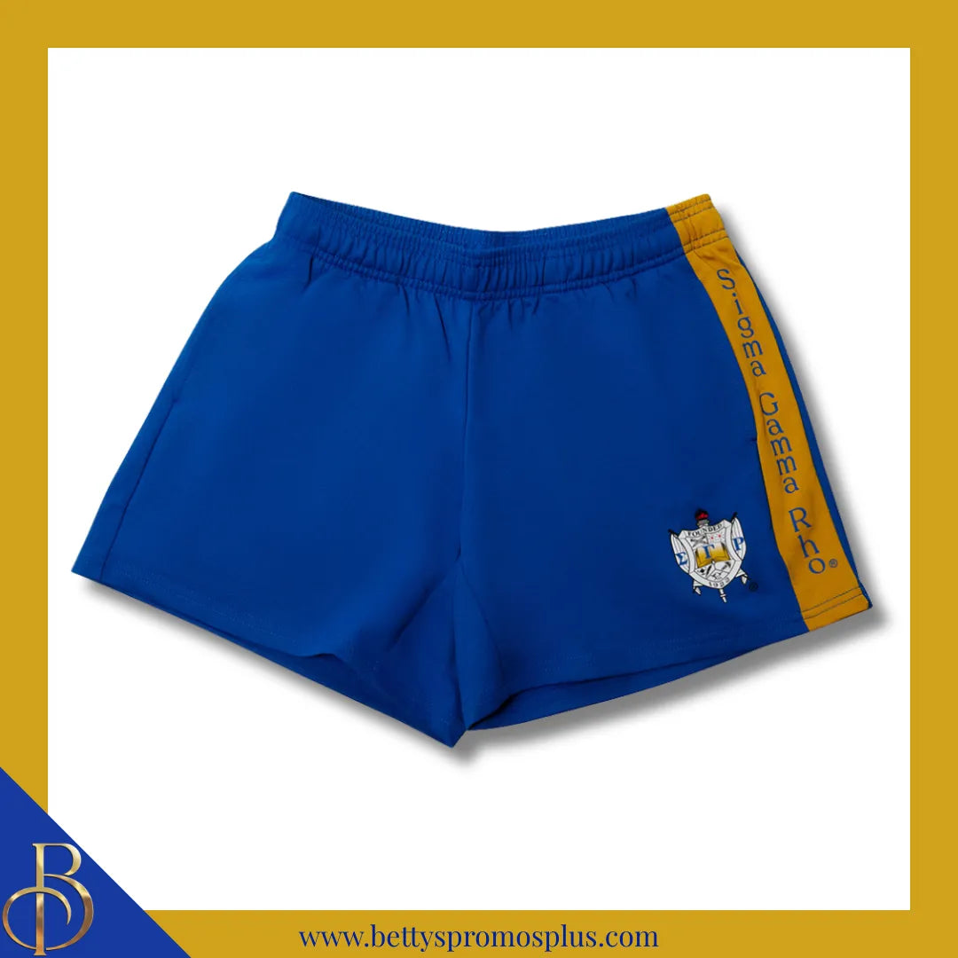 Sigma Gamma Rho ΣΓΡ Performance Shorts-Sigma Gamma Rho Paraphernalia-Sigma Gamma Rho Shorts-Betty's Promos Plus