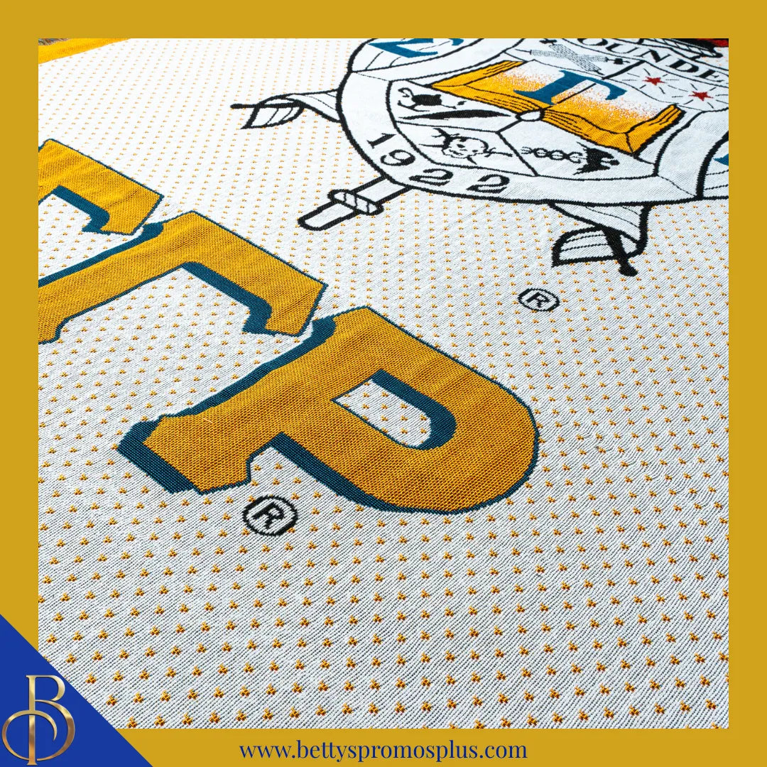 Sigma Gamma Rho ΣΓΡ Shield Afghan Throw Blanket-Sigma Gamma Rho Paraphernalia-Sigma Gamma Rho Blanket-Betty's Promos Plus