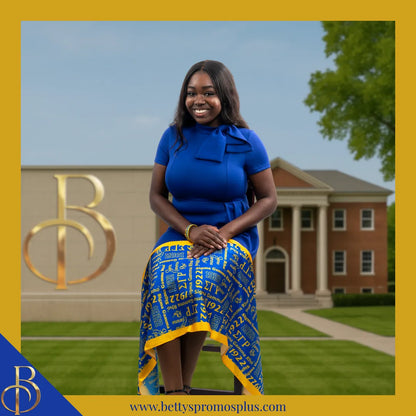 Sigma Gamma Rho ΣΓΡ Signature Scarf-Sigma Gamma Rho Paraphernalia-Sigma Gamma Rho Scarf-Betty's Promos Plus