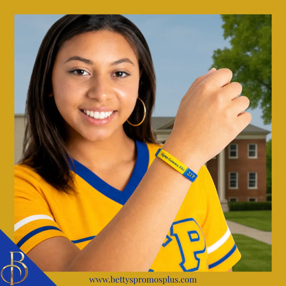 Sigma Gamma Rho ΣΓΡ Silicone Wristband Rubber Bracelet-Sigma Gamma Rho Paraphernalia-Sigma Gamma Rho Wristband-Betty's Promos Plus