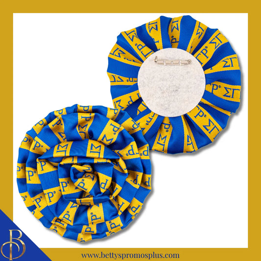 Sigma Gamma Rho ΣΓΡ Silk Flower Lapel Pin-Sigma Gamma Rho Paraphernalia-Sigma Gamma Rho Lapel Pin-Betty's Promos Plus