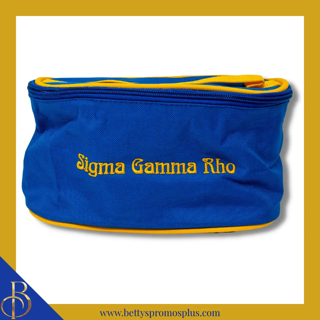 Sigma Gamma Rho ΣΓΡ Toiletry Bag Set of 3 Makeup Travel Kit Bathroom and Luggage Organizer-Sigma Gamma Rho Paraphernalia-Sigma Gamma Rho Cosmetic Case-Betty's Promos Plus