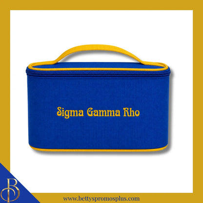 Sigma Gamma Rho ΣΓΡ Toiletry Bag Set of 3 Makeup Travel Kit Bathroom and Luggage Organizer-Sigma Gamma Rho Paraphernalia-Sigma Gamma Rho Cosmetic Case-Betty's Promos Plus