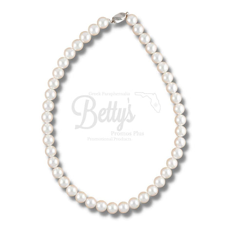 White Pearl Necklace with "My Pearls" Jewelry Box-White-Non-Org Specific Paraphernalia-Non-Org Specific Necklace-Betty's Promos Plus