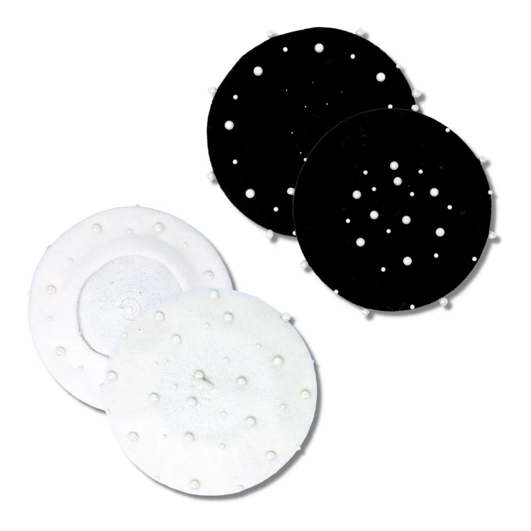 Wool French Style Beret with Pearls-Greek Paraphernalia-Greek Beret-Betty's Promos Plus