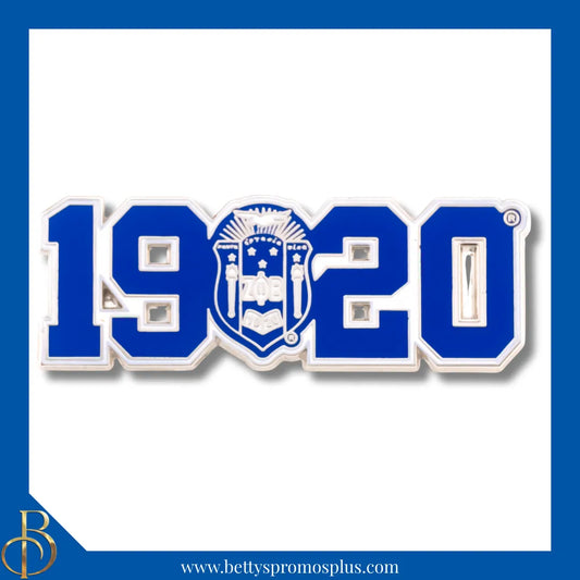 Zeta Phi Beta 1920 ΖΦΒ Shield Lapel Pin-Blue-Zeta Phi Beta Paraphernalia-Zeta Phi Beta Lapel Pin-Betty's Promos Plus