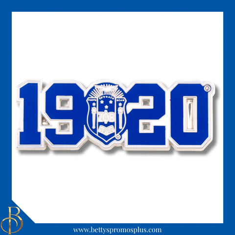 Zeta Phi Beta 1920 ΖΦΒ Shield Lapel Pin-Blue-Zeta Phi Beta Paraphernalia-Zeta Phi Beta Lapel Pin-Betty's Promos Plus
