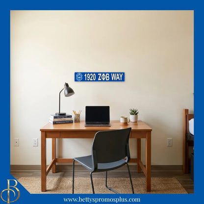 Zeta Phi Beta 1920 ΖΦΒ Way Street Sign-Zeta Phi Beta Paraphernalia-Zeta Phi Beta Street Sign-Betty's Promos Plus