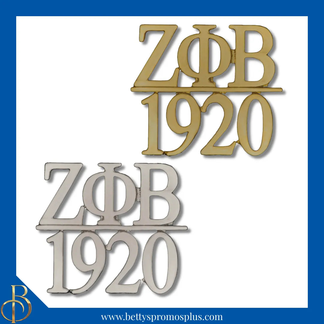 Zeta Phi Beta ΖΦΒ 1920 Greek Lapel Pin-Zeta Phi Beta Paraphernalia-Zeta Phi Beta Lapel Pin-Betty's Promos Plus