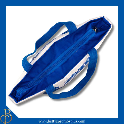 Zeta Phi Beta ΖΦΒ 2-Tone Insulated Lunch Bag with Handle-Zeta Phi Beta Paraphernalia-Zeta Phi Beta Lunch Bags-Betty's Promos Plus