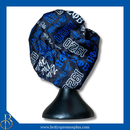 Zeta Phi Beta ΖΦΒ Bonnet-Black-Zeta Phi Beta Paraphernalia-Zeta Phi Beta Bonnet-Betty's Promos Plus
