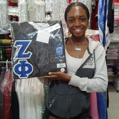 Zeta Phi Beta ΖΦΒ Double-Stitched Embroidered Windbreaker Line Jacket-Zeta Phi Beta Paraphernalia-Zeta Phi Beta Line Jacket-Betty's Promos Plus