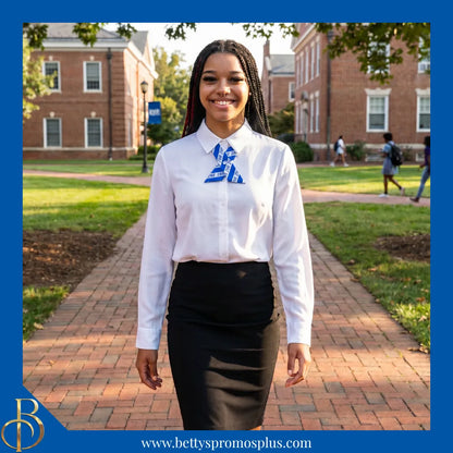 Zeta Phi Beta ΖΦΒ Greek Letters Crossover Bow Tie-Zeta Phi Beta Paraphernalia-Zeta Phi Beta Bow Tie-Betty's Promos Plus