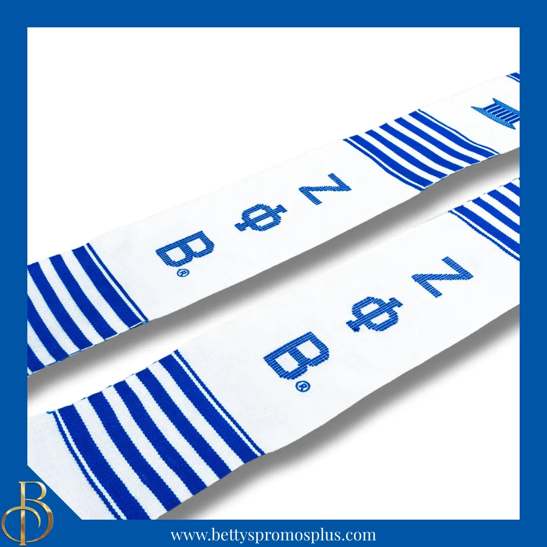 Zeta Phi Beta ΖΦΒ Greek Letters Kente Cloth Graduation Stole-Zeta Phi Beta Paraphernalia-Zeta Phi Beta Graduation Stole-Betty's Promos Plus