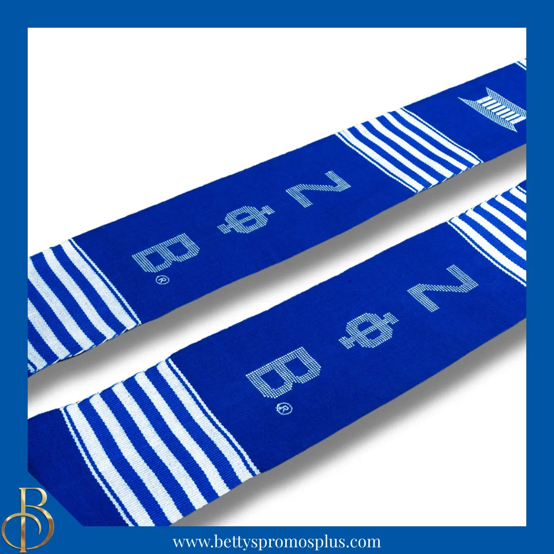 Zeta Phi Beta ΖΦΒ Greek Letters Kente Cloth Graduation Stole-Zeta Phi Beta Paraphernalia-Zeta Phi Beta Graduation Stole-Betty's Promos Plus