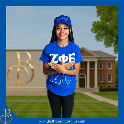 Zeta Phi Beta ΖΦΒ Greek Letters Mesh Flex Fit Embroidered Hat-Zeta Phi Beta Paraphernalia-Zeta Phi Beta Hats-Betty's Promos Plus